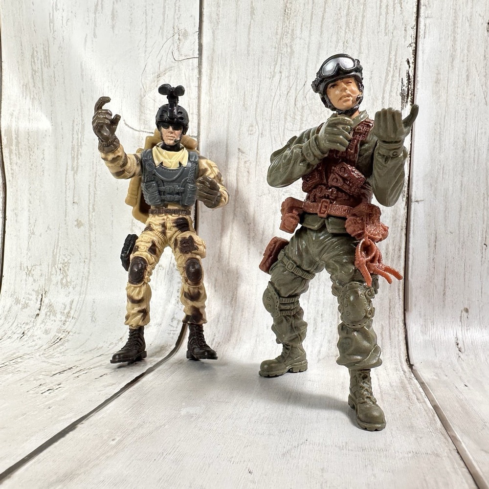 Chap Mei Action Figure Soldier Army Men 3¾-4″Vintage‎ Limited Articulation